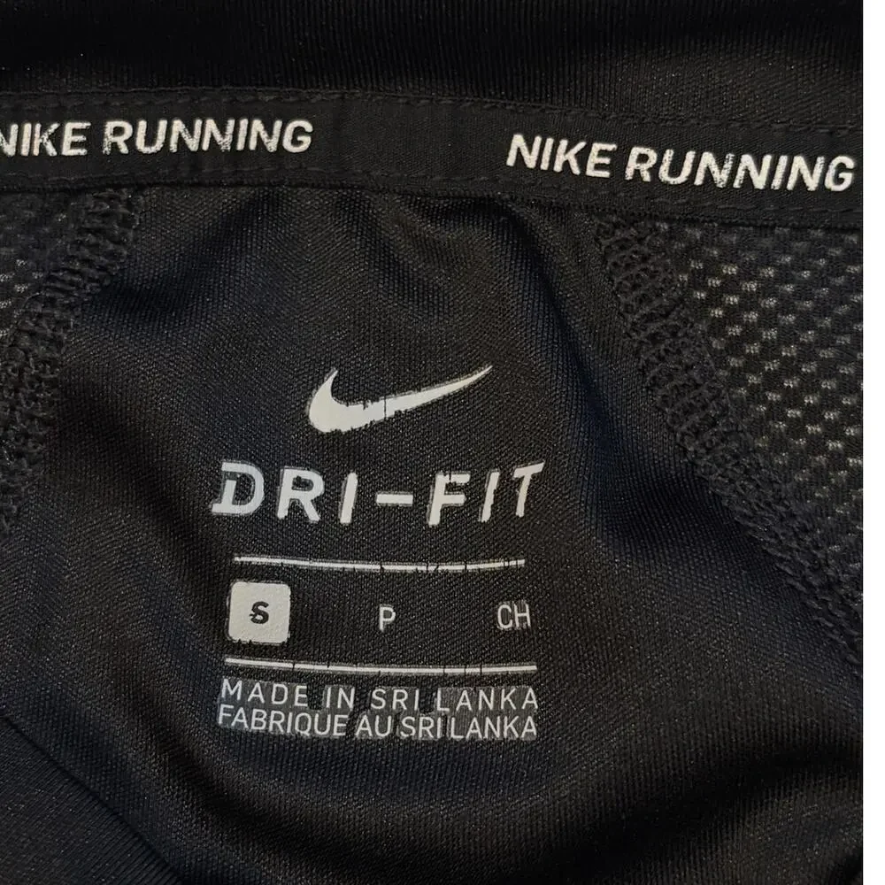Nike Running Shirts Lot of 3 Womens Small Black Dri Fit Short Sleeve Long Sleeve